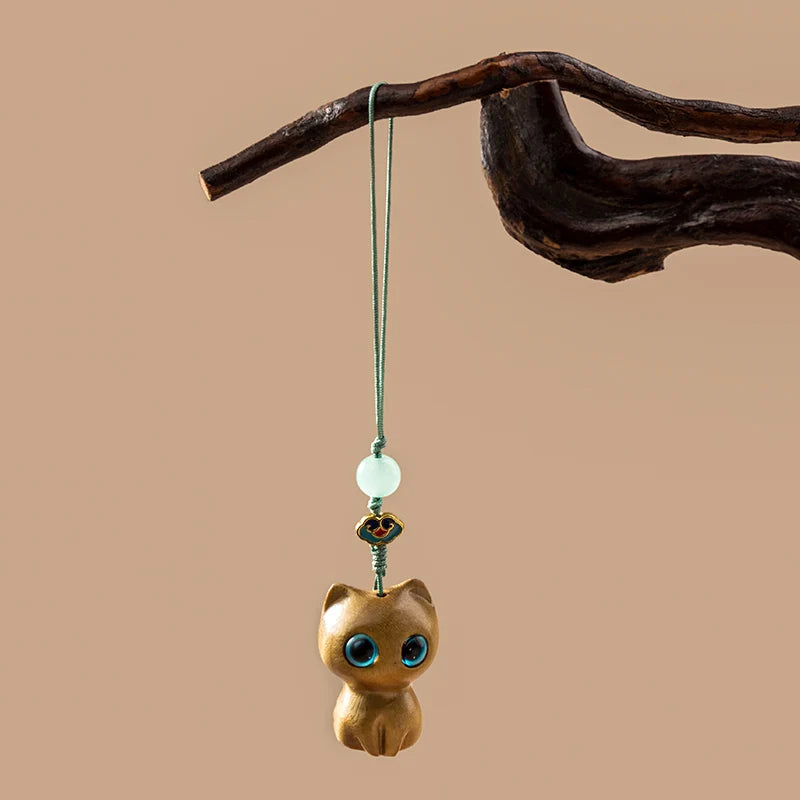 Carved Whiskers Keychain