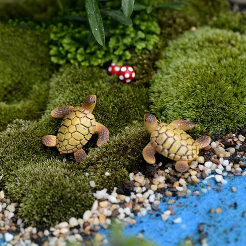 Mini Sea Turtle Figurines