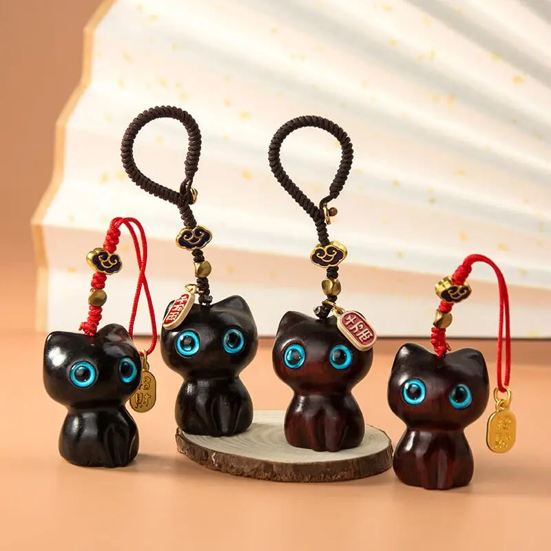 Carved Whiskers Keychain
