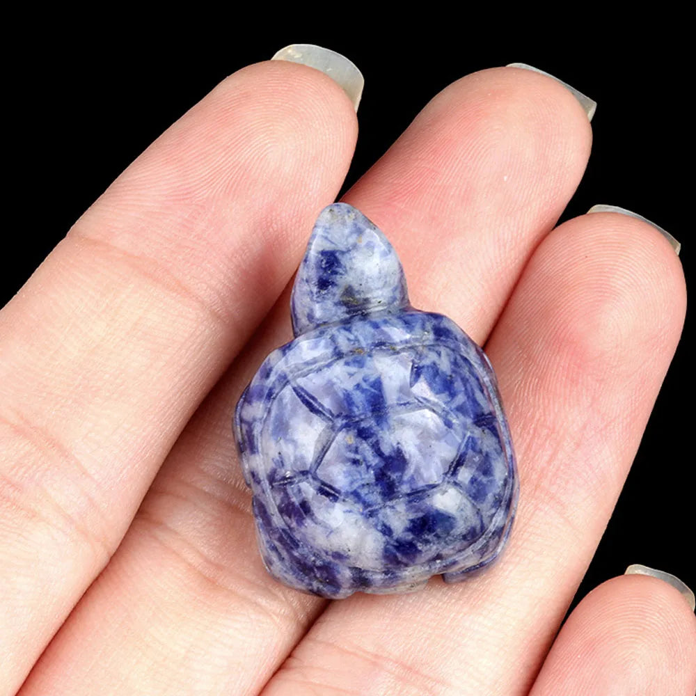 Natural Stone Turtle Ornament