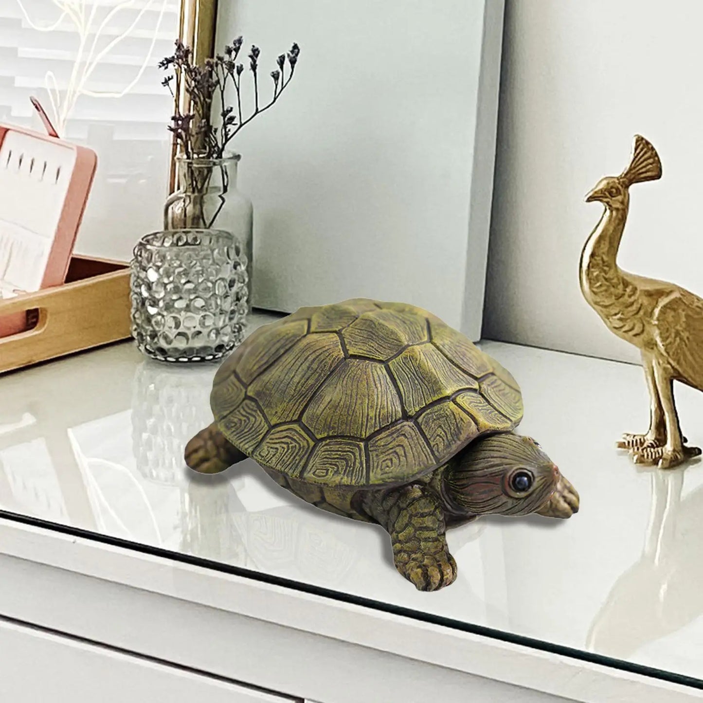 Jewelry Box Turtle Figurine