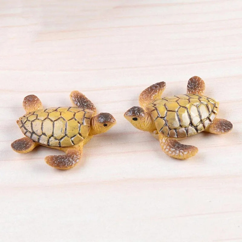 Mini Sea Turtle Figurines