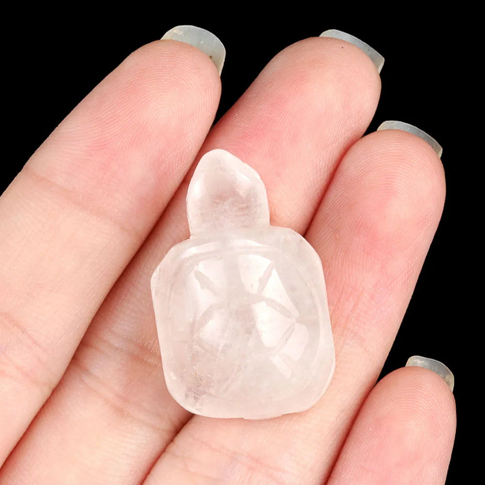 Natural Stone Turtle Ornament