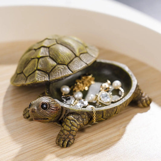 Jewelry Box Turtle Figurine