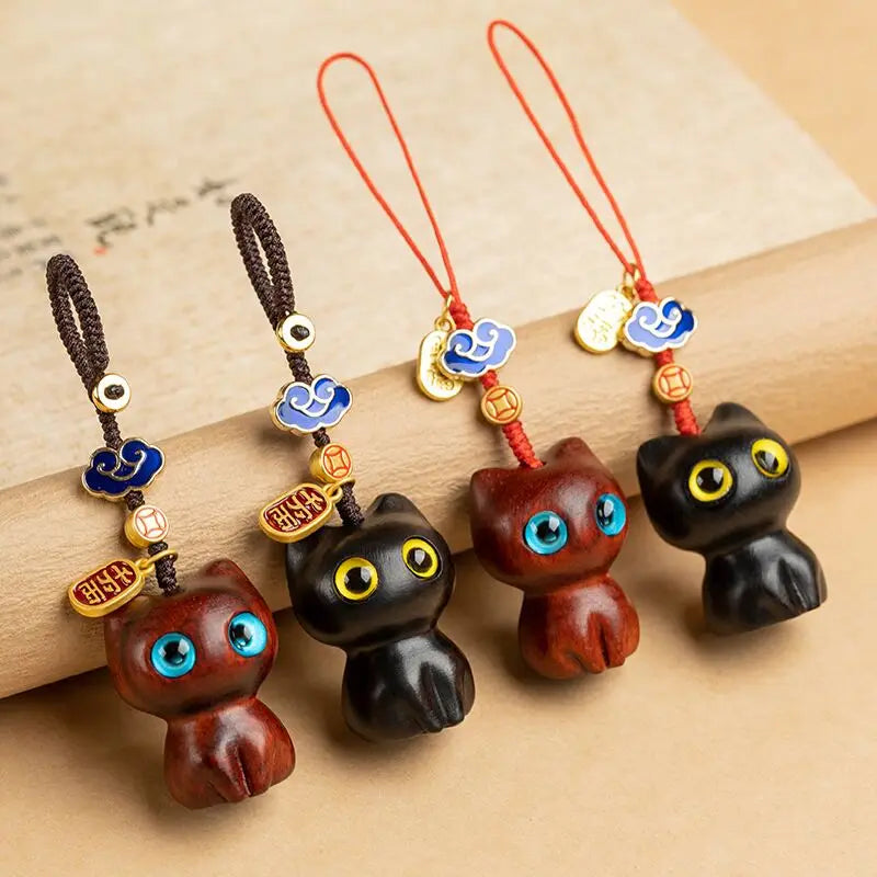 Carved Whiskers Keychain